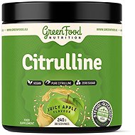 GreenFood Nutrition Citrulline 240 g, juicy apple - Amino Acids