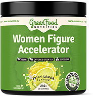 GreenFood Nutrition Women Figure Accelerator 240 g, juicy lemon - Dietary Supplement