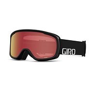 GIRO Roam Black Wordmark Amber Scarlet/Yellow (2glass) - Ski Goggles