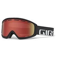 GIRO Index, Black Wordmark/Amber Scarlet - Ski Goggles