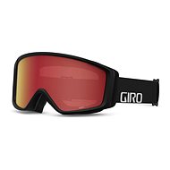 GIRO Index 2.0 Black Wordmark Amber Scarlet - Ski Goggles