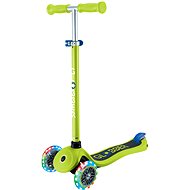 Globber Primo Lights V2 Lime Green Lighted Wheels - Children's Scooter