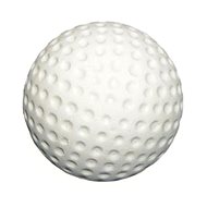 Wagner Extra těžký míč na minigolf, bílý  - Golf Ball
