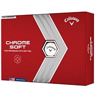Callaway Chrome Soft míčky, bílé 12ks  - Golf Ball