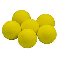 Longridge foam training balls 6 pcs, yellow - Golf Ball