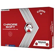 Callaway Chrome Soft Truvis balls 12pcs, white/red - Golf Ball