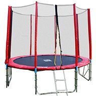 GoodJump 4UPVC red trampoline 305 cm with protective net + ladder - Trampoline
