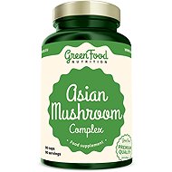 GreenFood Nutrition Asian Mushroom Complex 90 kapslí - Dietary Supplement