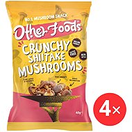 Other foods Crispy shiitake mushroom chips 4 x 40 g - Healthy Crisps