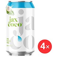 Jax Coco 100% coconut water 4 x 330 ml can - Drink