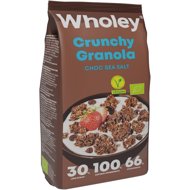 Wholey Crunchy granola with chocolate and sea salt BIO 300 g - Granola