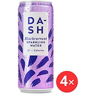 DASH Blackcurrant sparkling water 4 x 330 ml - Flavoured Water