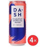 DASH Sparkling water grapefruit 4 x 330 ml - Flavoured Water