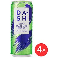 DASH Sparkling water lime 4 x 330 ml - Flavoured Water