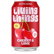 Living Things Cherry & Lime 330ml - Drink