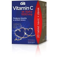 GS Vitamin C1000 + šípky, 100+20 tablet - dárkové balení 2022 - Vitamín C