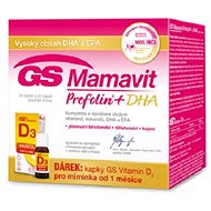 GS Mamavit Prefolin+DHA, 30 tablets + 30 capsules + gift GS Vitamin D3 - Dietary Supplement