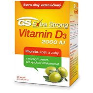 GS Extra Strong Vitamin D3 2000 IU cps. 90 2022 ČR/SK - Vitamin D3