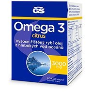 GS Omega 3 citrus, 60 + 30 kapsúl - Omega-3