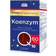 GS Koenzym Q10 60 mg 60+10 kapslí NAVÍC - Coenzym Q10