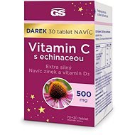GS Vitamín C 500 s echinaceou 70 + 30 tabliet NAVIAC - Vitamín C