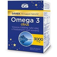 GS Omega 3 citrus 100+70 kapsúl NAVIAC - Omega-3