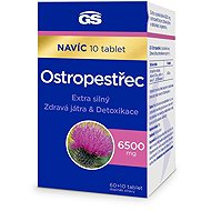 GS Milk Thistle 6500 mg, 60 + 10 extra tablets - Milk Thistle