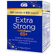 GS Extra Strong Multivitamin 65+, 60 tablets + 60 capsules + gift - Multivitamin