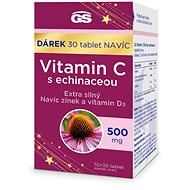 GS Vitamin C 500 s echinaceou, 70 + 30 tablet navíc - Vitamin C