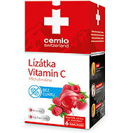 Cemio Lollipops Vitamin C raspberry 6 pcs - Dietary Supplement