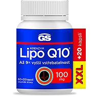 GS Coenzyme Lipo Q10 100 mg, 60 + 20 capsules - Coenzym Q10