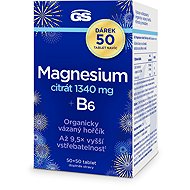 GS Magnesium Citrate 1340 mg + B6, 50 + 50 tablets - Magnesium