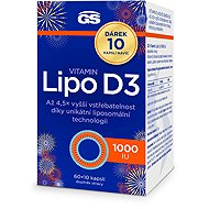GS Vitamin Lipo D3, 1000 IU, 60 + 10 capsules - Vitamin D3