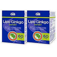 GS Lipo Ginkgo paměť+ 60 mg, 2 × 60 kapslí - Ginkgo Biloba