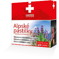 Cemio Alpine lozenges sage and vitamin C, 40 lozenges - Dietary Supplement