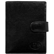 Cedar black classic leather with buckle - Wallet
