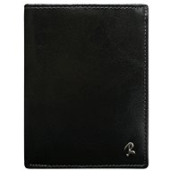 Cedar black leather without fastening - Wallet