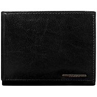 Cedar black leather without fastening - Wallet