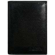 Cedar natural leather for men black - Wallet