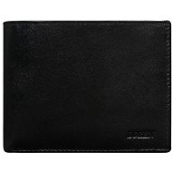 Cedar leather without clasp black - Wallet