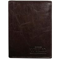 Cedar vertical without fastening brown - Wallet