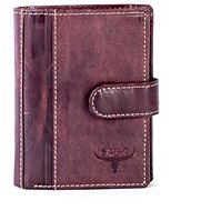Buffalo brown leather with vertical embossing - Wallet