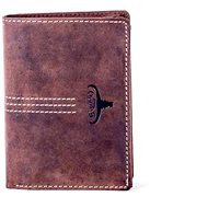 Buffalo brown embossed and quilted leather - Wallet