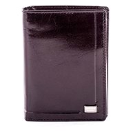 Rovicky black leather with geometric embossing - Wallet