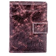 Cedar brown leather with buckle fastening - Wallet