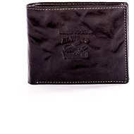 Wild black with embossing and inscription - Wallet