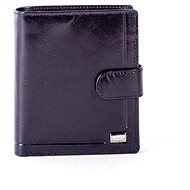 Rovicky black genuine leather with flap - Wallet