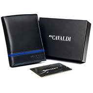 Cavaldi black and blue vertical - Wallet