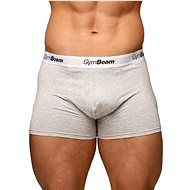 GymBeam Pánské boxerky Essentials 3Pack Grey XXL - Men's Boxers