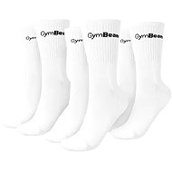 GymBeam 3/4 Socks 3Pack White XL - Socks